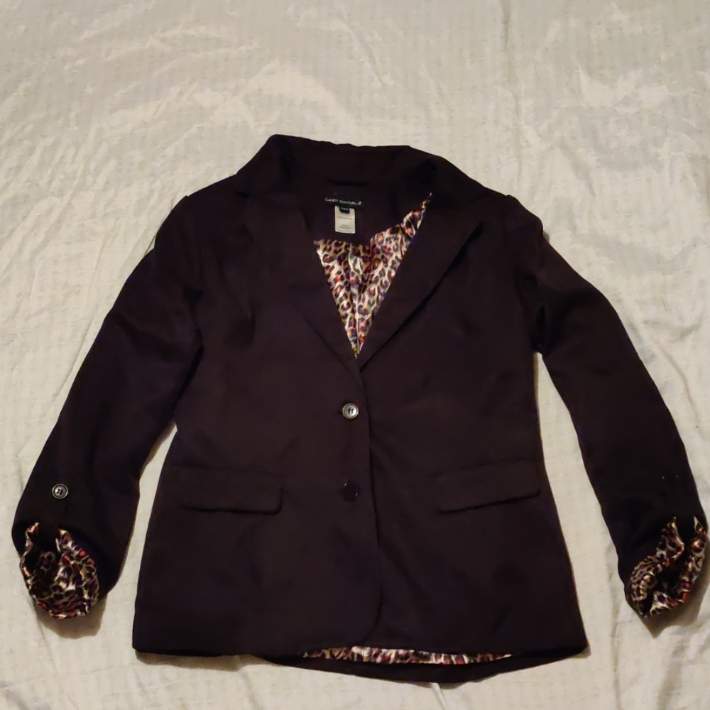 Black two button Candy Couture blazer